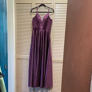 Elegant Purple Gown